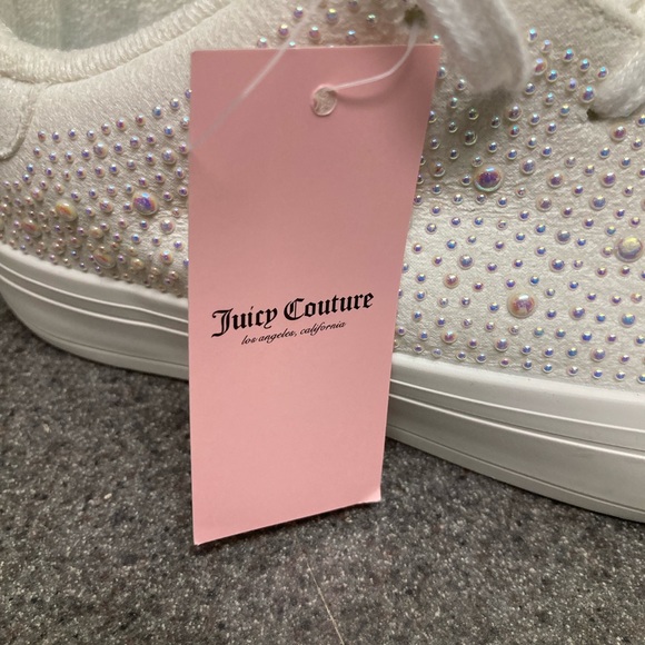 Juicy Couture White Studded Sneakers - Picture 5 of 8